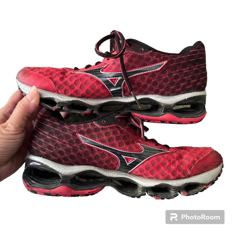 Mizuno shoes wave prophecy 4 red size 7.5